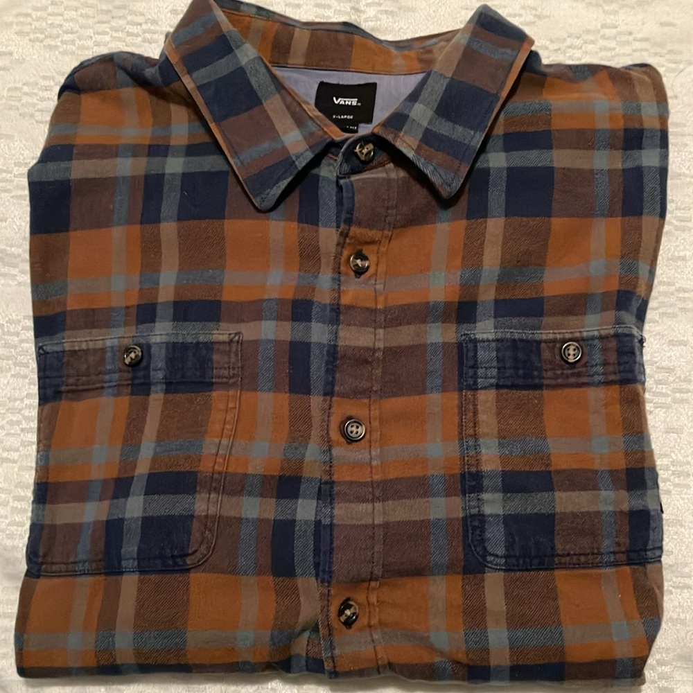 Vans Plaid Button-Up Shirt